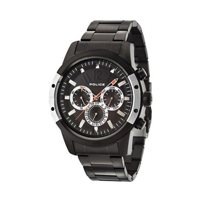 Men's black bracelet watch 14528jsbs/02m